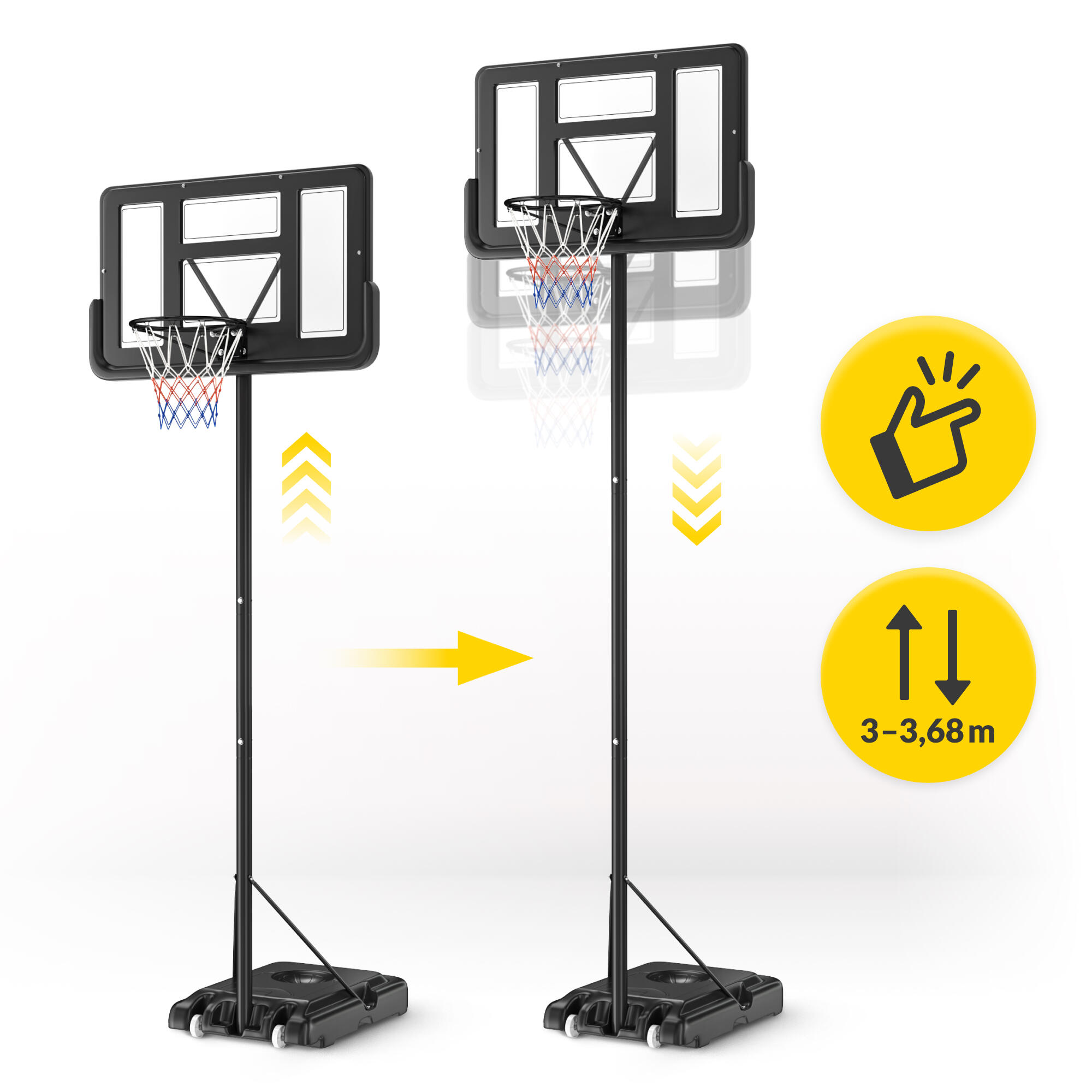 Volně stojící basketbalový koš SHOOTER FALCON 5/7