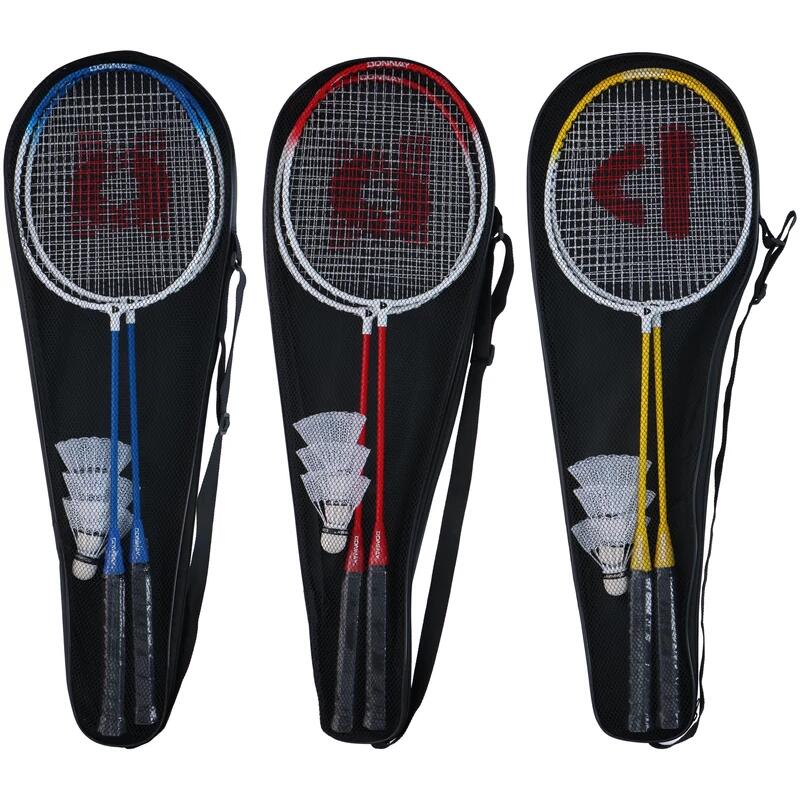 Set da badminton Donnay 2 racchette 3 palline 5/6