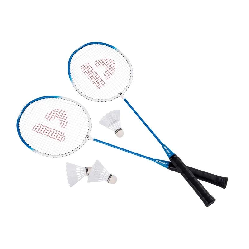 Set da badminton Donnay 2 racchette 3 palline 4/6