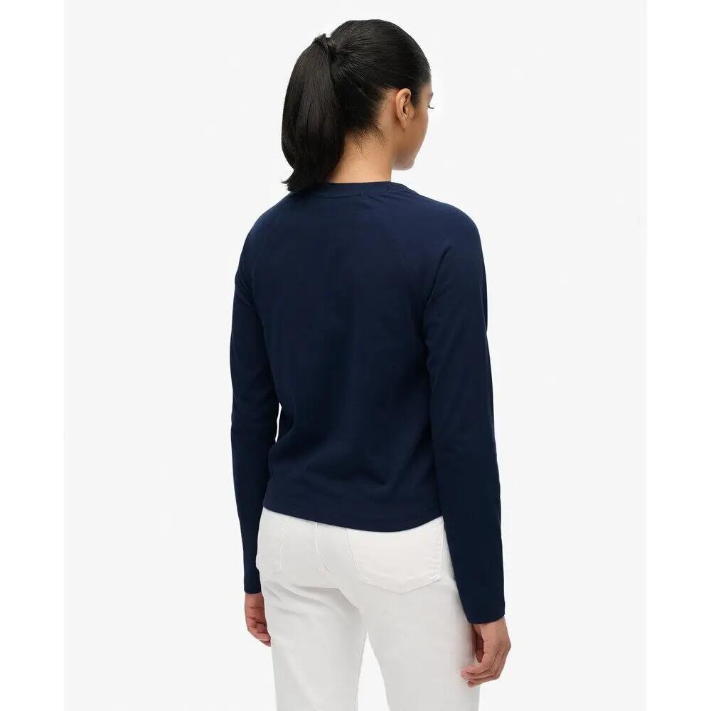 Maglietta a manica lunga da donna Superdry Essential Logo 3/4