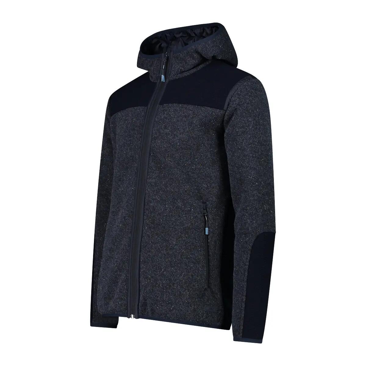 Felpa con cappuccio zippata wooltech CMP 3/3