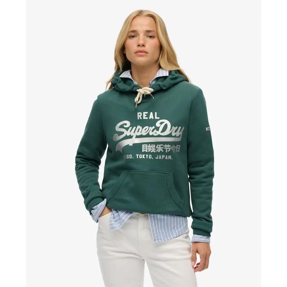 Felpa con cappuccio da donna Superdry 2/6
