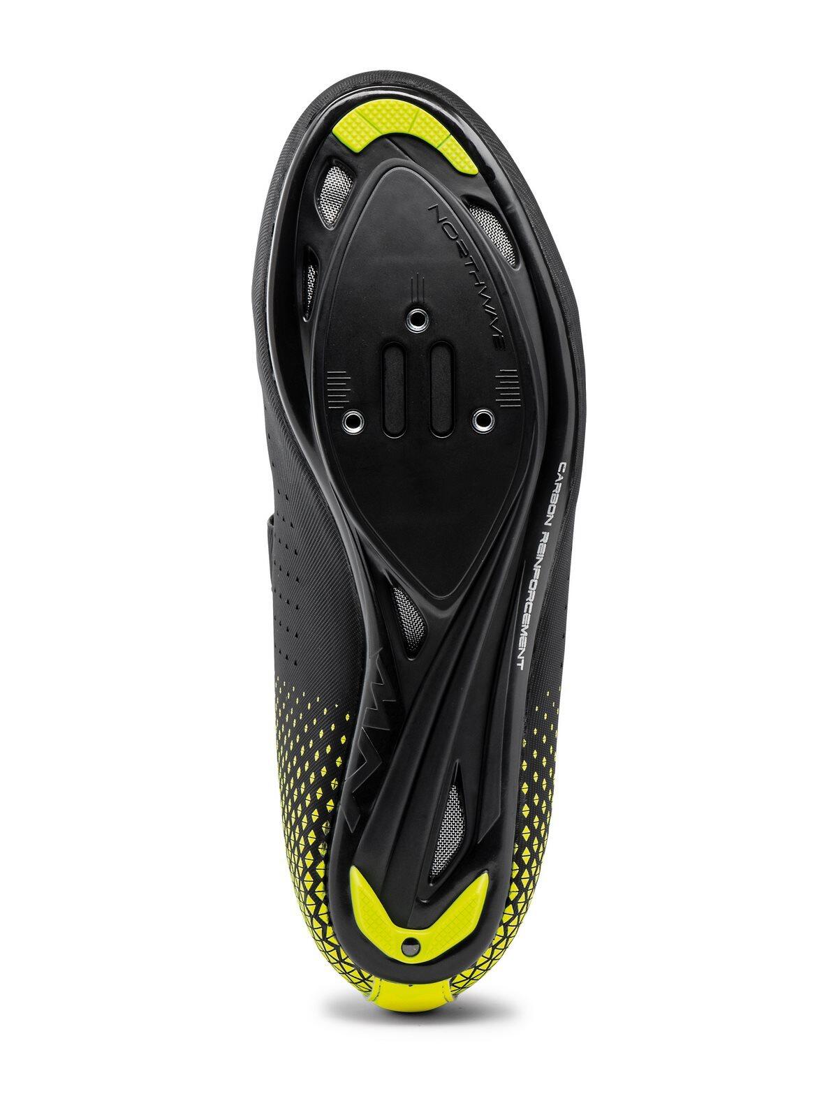 Scarpe Northwave CORE 2 Nere / Gialle fluo 4/4