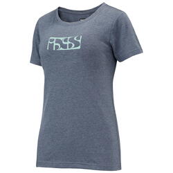 Brand Dames T-shirt - Aqua/Navy