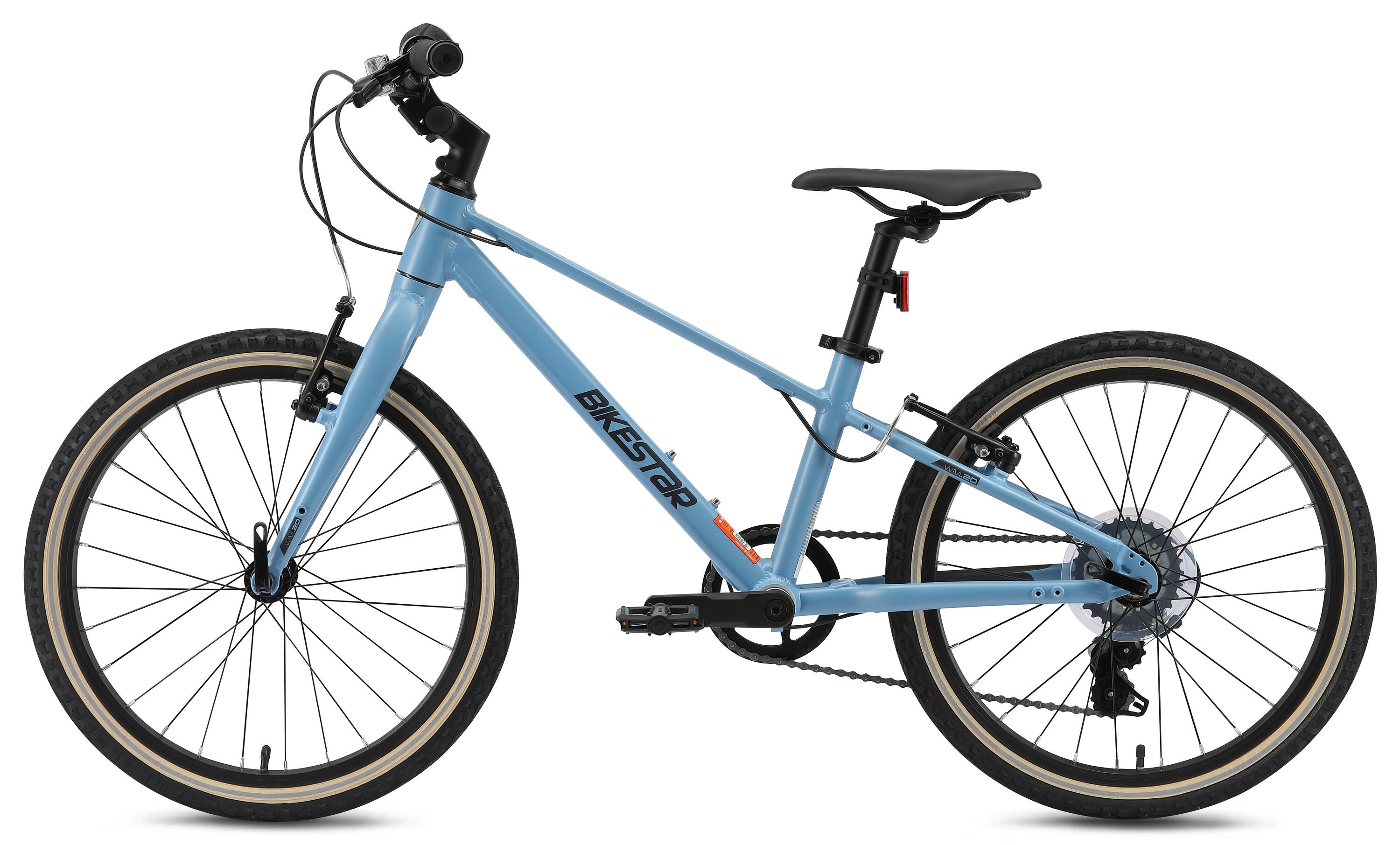 Stadsfiets 20" aluminium, kinderfiets 6 jaar, lichtgewicht 8 kg, 7 versnellingen 3/7