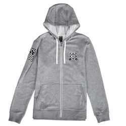 Crest Zip Hoody Grijs