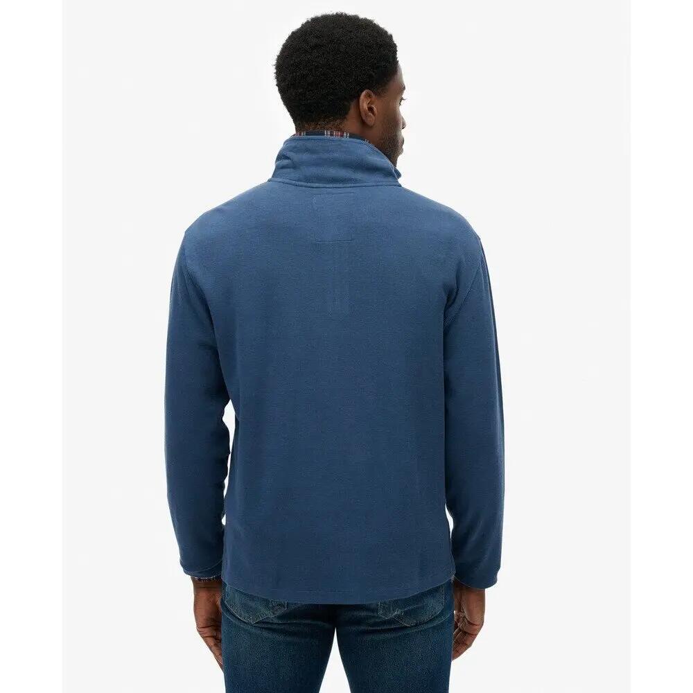 Sweter z prążkowanego materiału z zamkiem na szyi Superdry 5/6