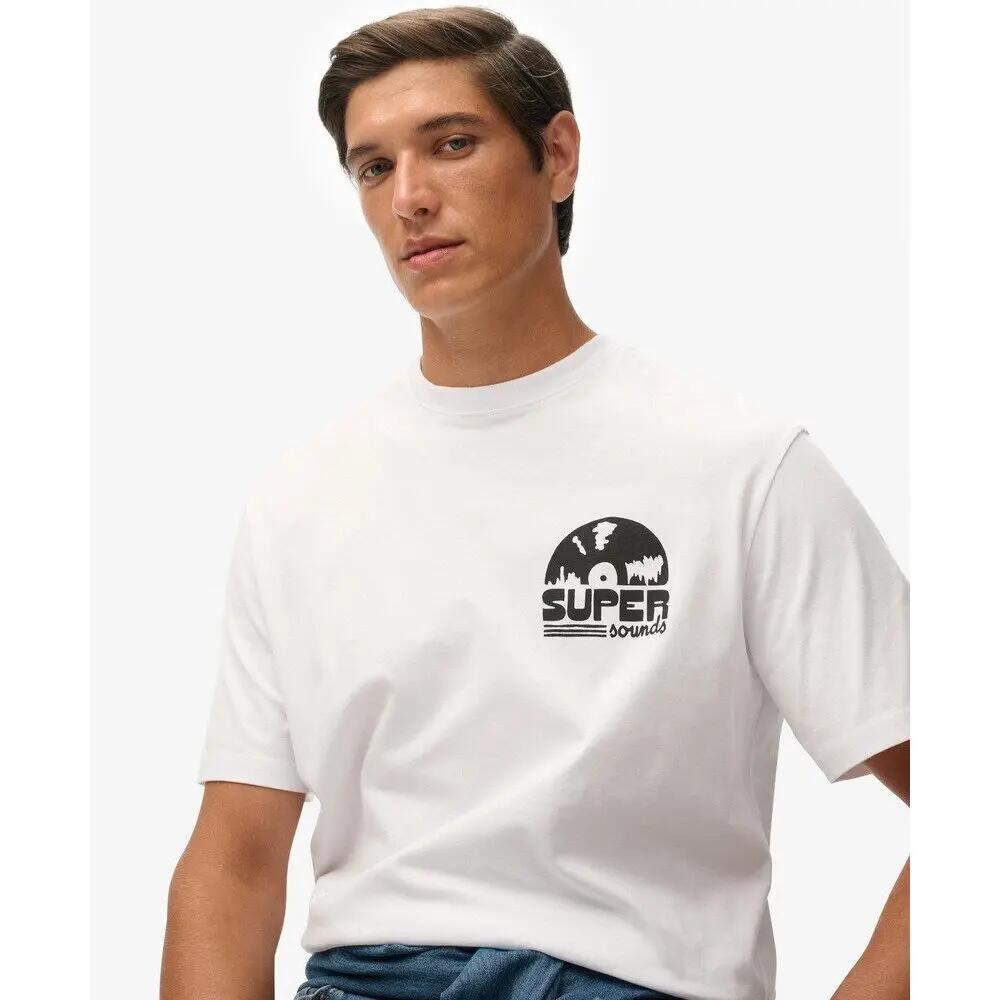 Oversized T-shirt Superdry Record Label 4/5
