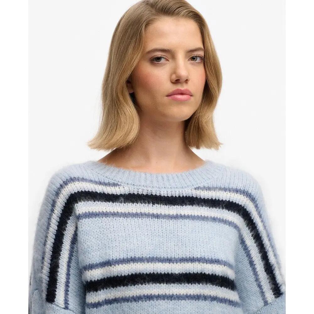 Brushed striped knit pullover for women Superdry 5/5