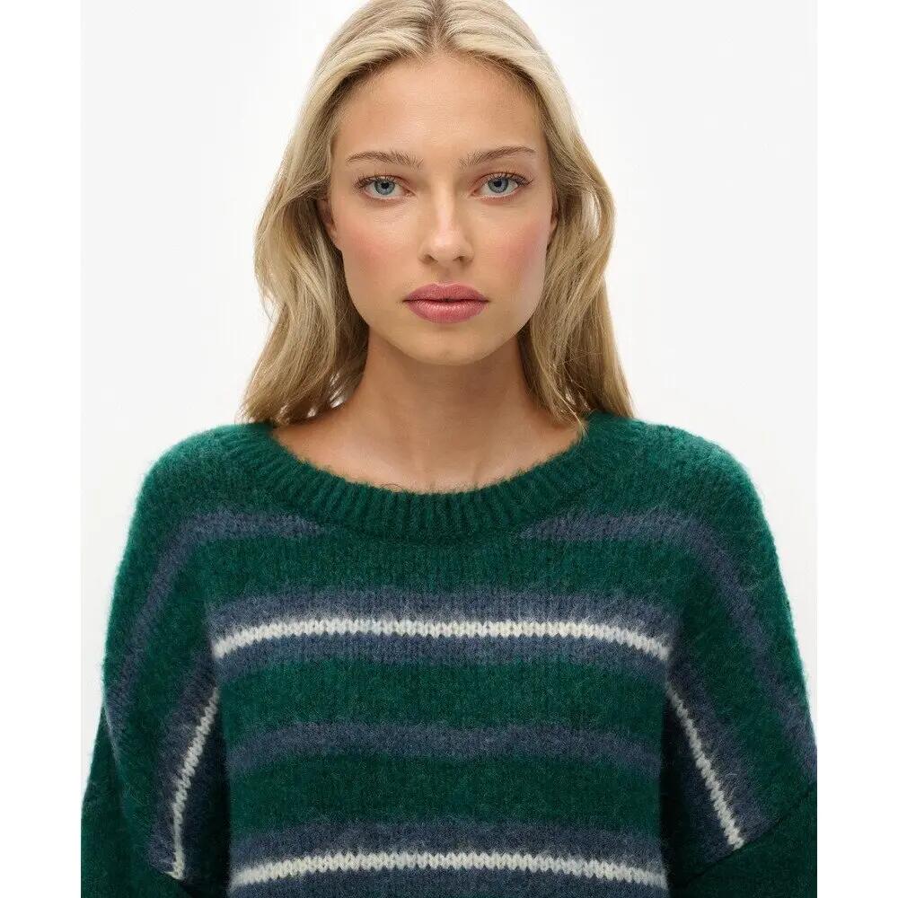 Pull en maille rayé brossé décontracté femme Superdry 5/5