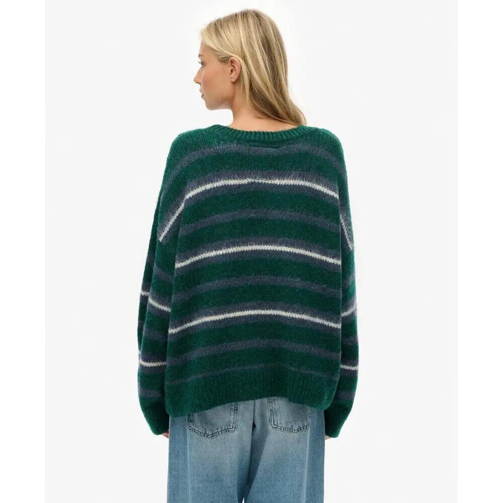 Pull en maille rayé brossé décontracté femme Superdry 4/5