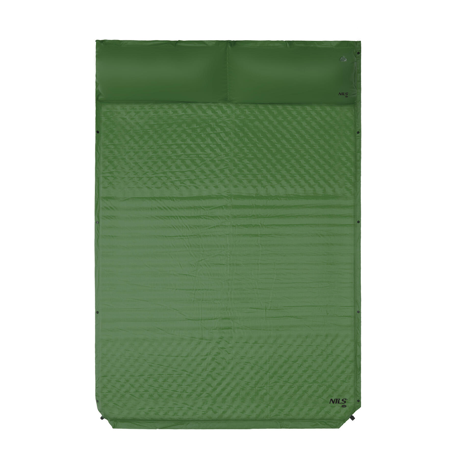 Zelfopblaasbaar 2-persoons campingmatras met kussen NILS CAMP NC4060 4/7