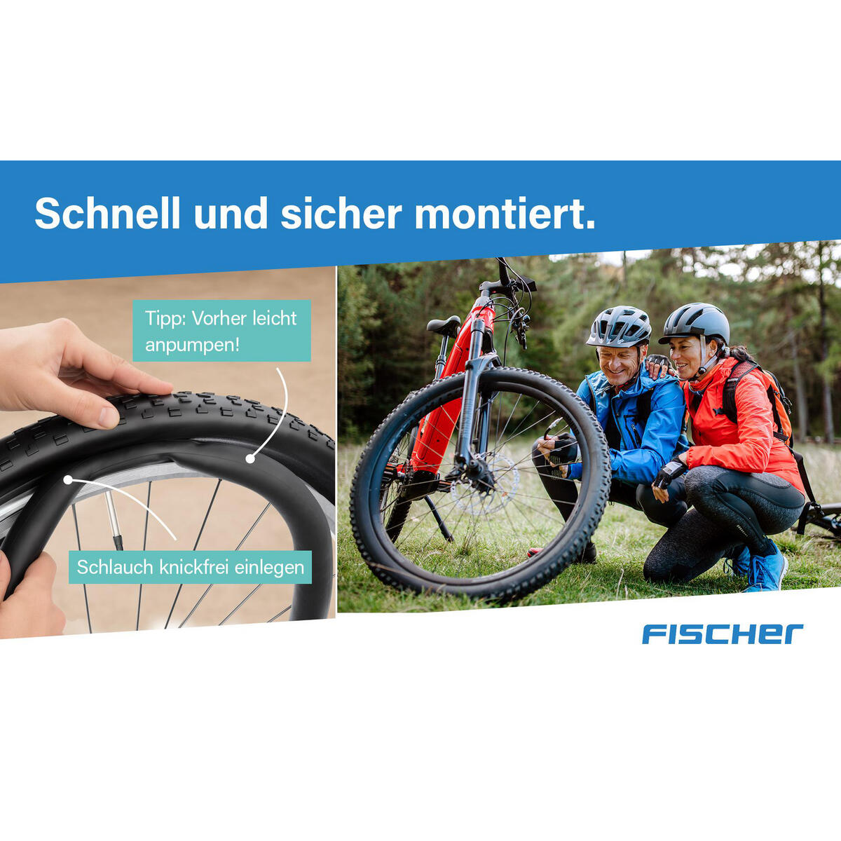 FISCHER X2 Schlauch 28/29 mittel 35/50-622 SV 3/7