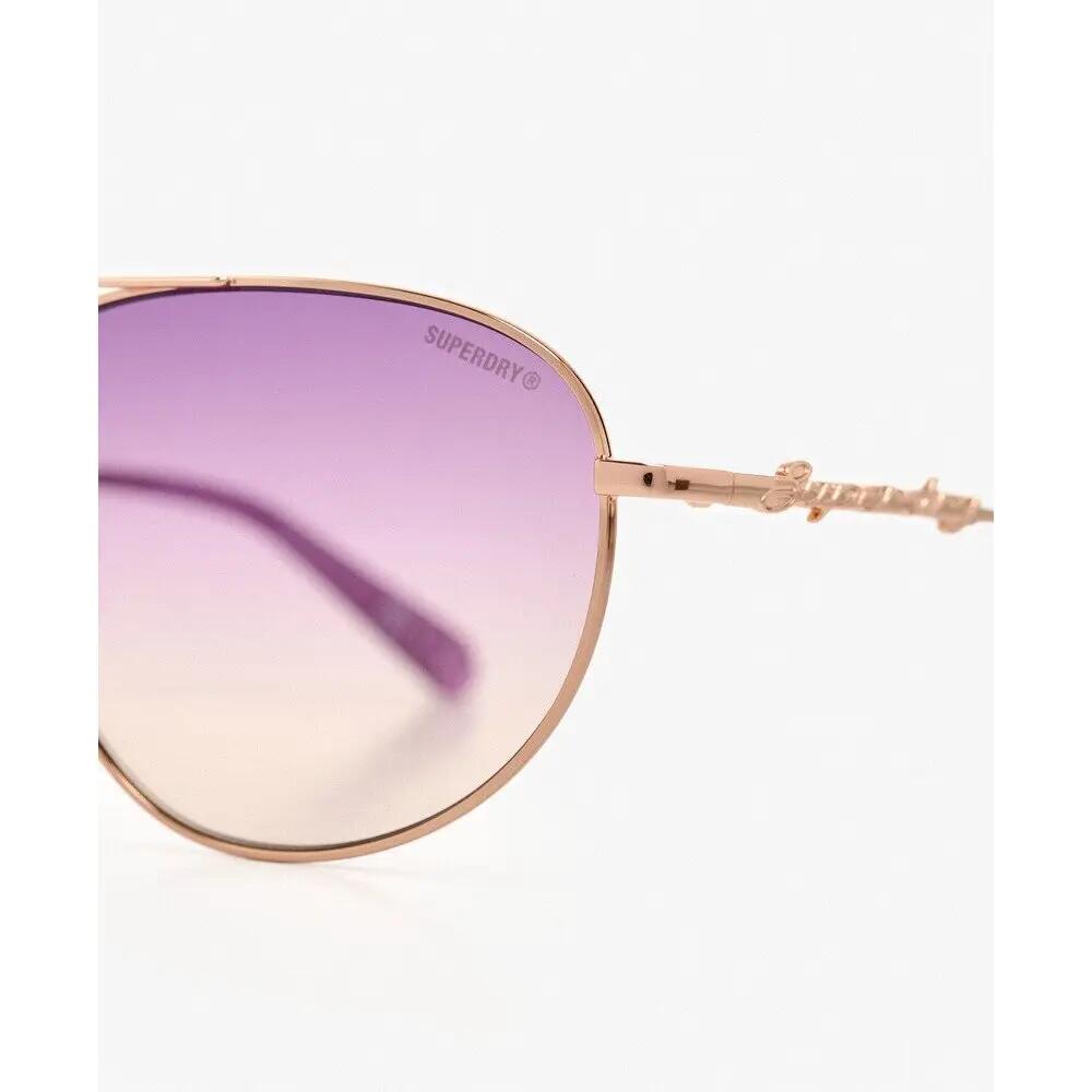 Lunettes de soleil aviateur à verres dégradés femme Superdry 5/7