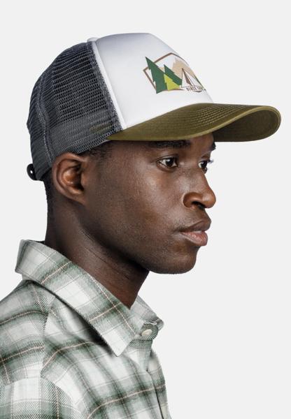 Casquette Buff Trucker Blanc/Vert 6/7