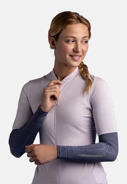 Manguitos ciclistas Unisex Buff Azul 6/6