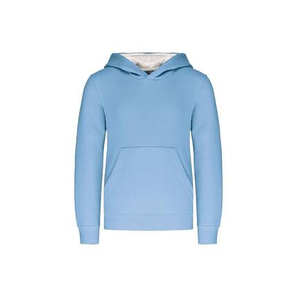Sweatshirt à capuche enfant Kariban Contrastée