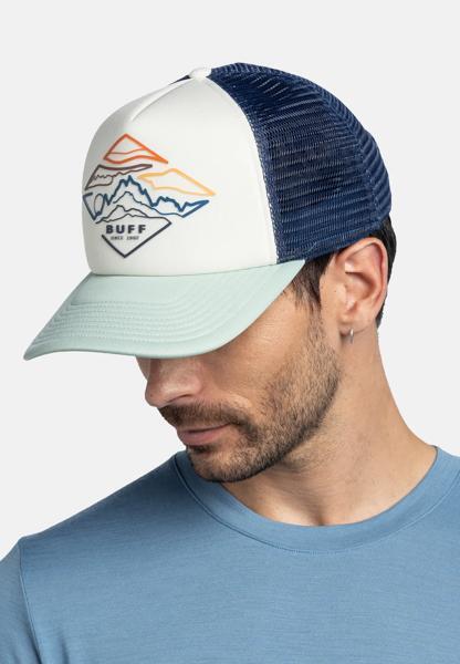 Casquette Buff Trucker Blanc Vert 6/7