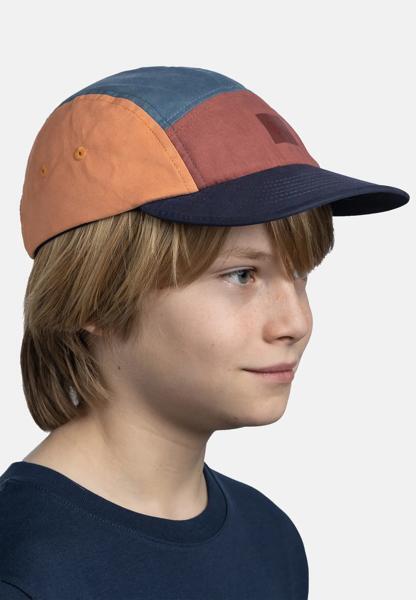 Cappellino Buff 5 Panel Go Kids Blu/Arancione 6/7