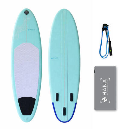 PACK - SURFBOARD - 7'8 x 25'' x 3'' - 90l mit Leash 6