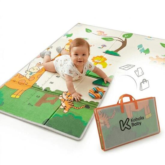 Tapis de Jeu Pliable Kohala Baby – Mousse XPE Réversible | 180x120cm Imperméable