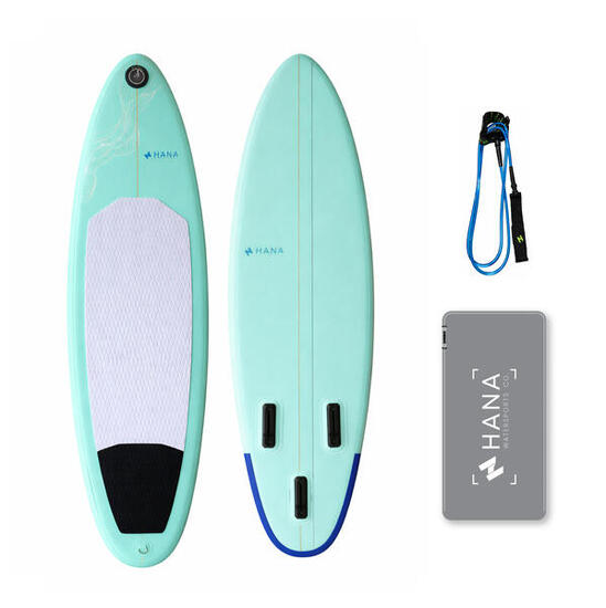 PACK - SURFBOARD - 6'6 x 21''1/2 x 3'' - 65l mit Leash 6