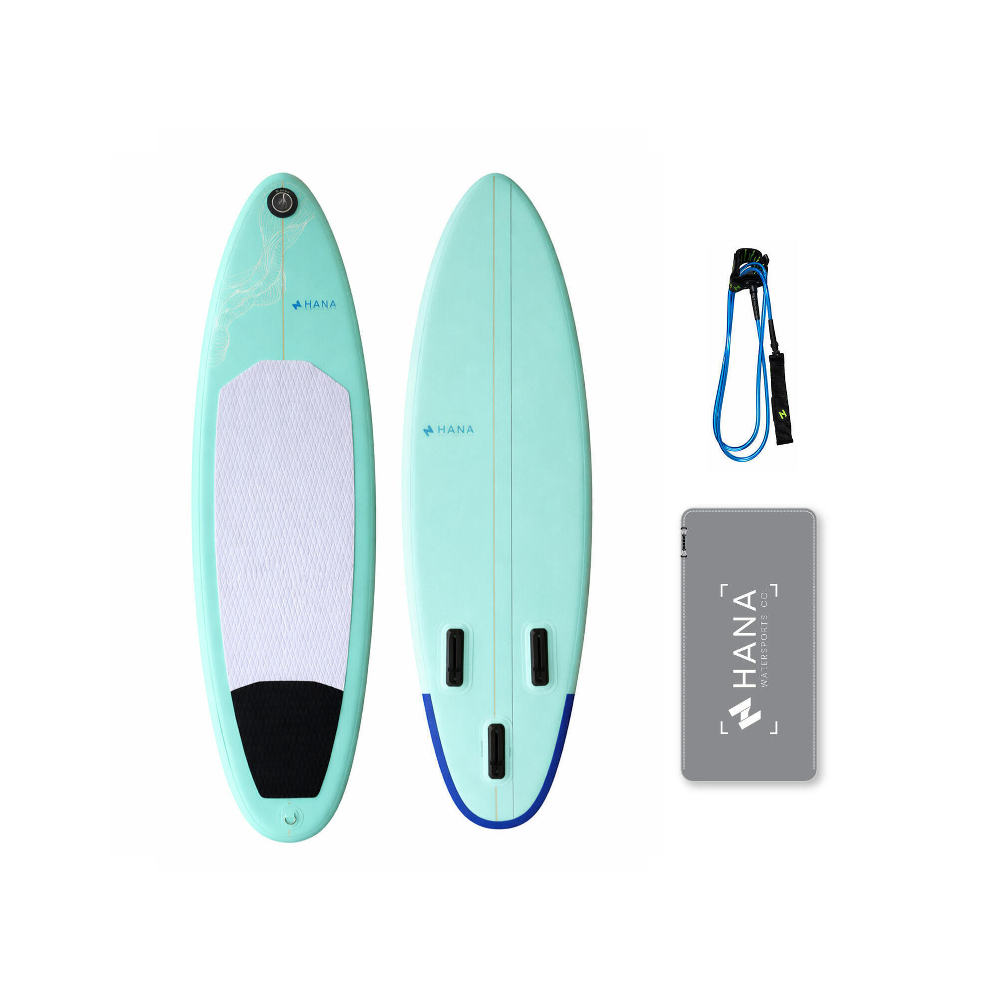 HANA OUTDOORS SADA - SURFBOARD - 6'6 x 21''1/2 x 3'' - 65 l s leashem 6"