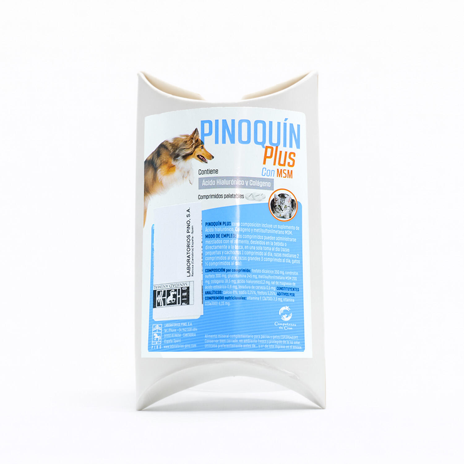 Condroprotector Mascotas Unisex LABORATORIOS PINO Pinoquin Plus 30 Comp 1/5