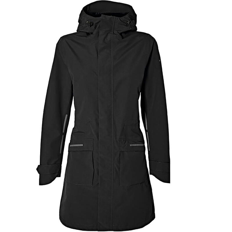 Mosse Regen Parka Dames - Zwart