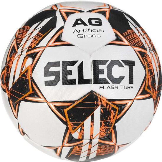 Select Flash Turf V23 Kunstrasenball - Gelb/Rot - Größe 4