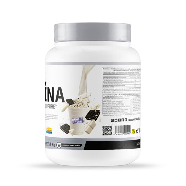 Micellar casein - 1kg WhiteChoc and Black Cookies de MASmusculo 3/6