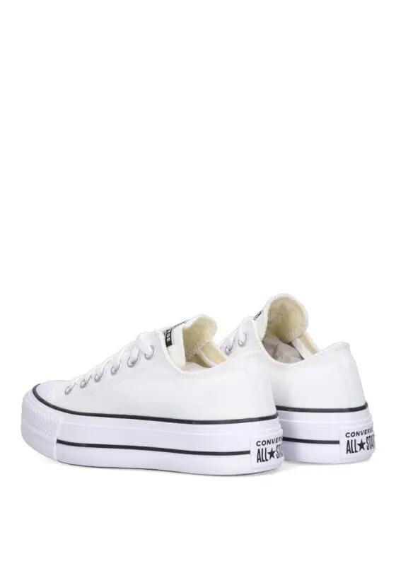 Converse All Star Chuck Taylor Platform White Sneakers 4/7
