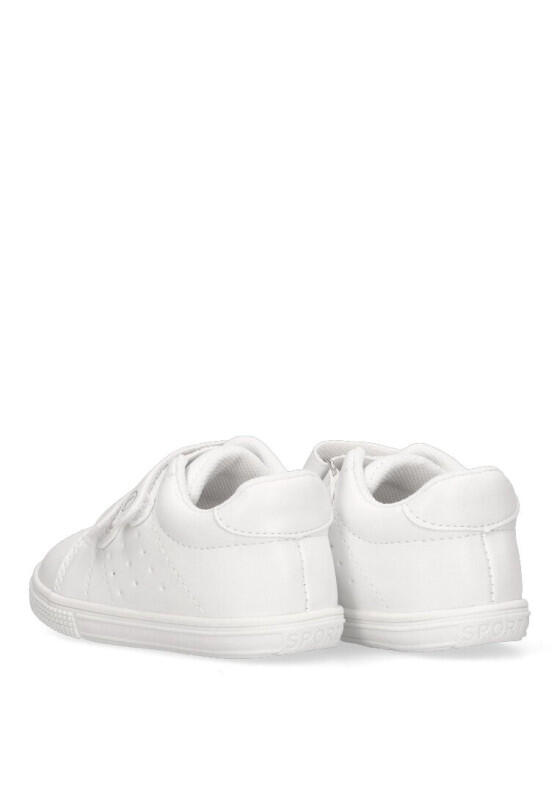 Deportivas Casual Niña Suela Plana - Modelo Rbs-1855 Blanco 4/6