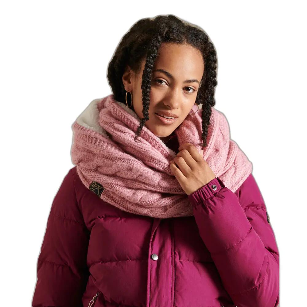 Snood da donna in tweed a maglia ritorta Superdry 2/3