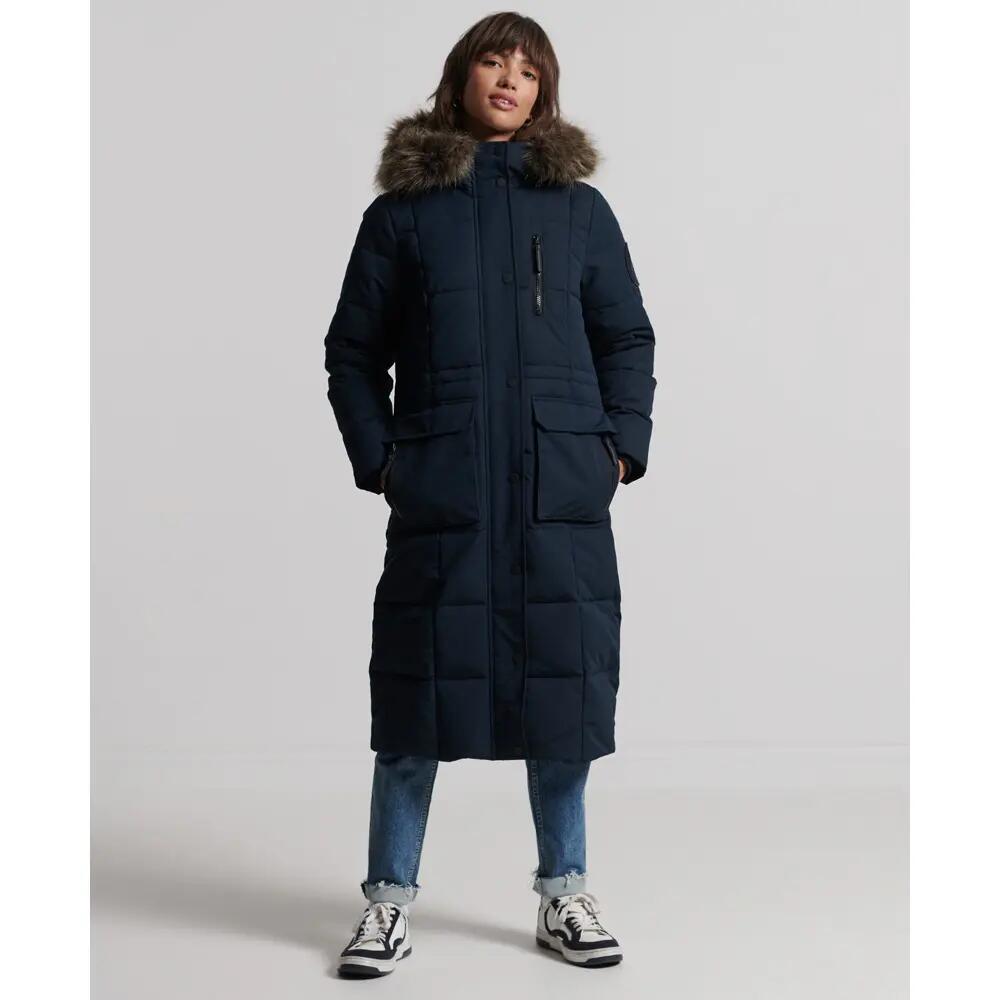 Casaco de pele falsa de mulher Superdry Everest 2/6
