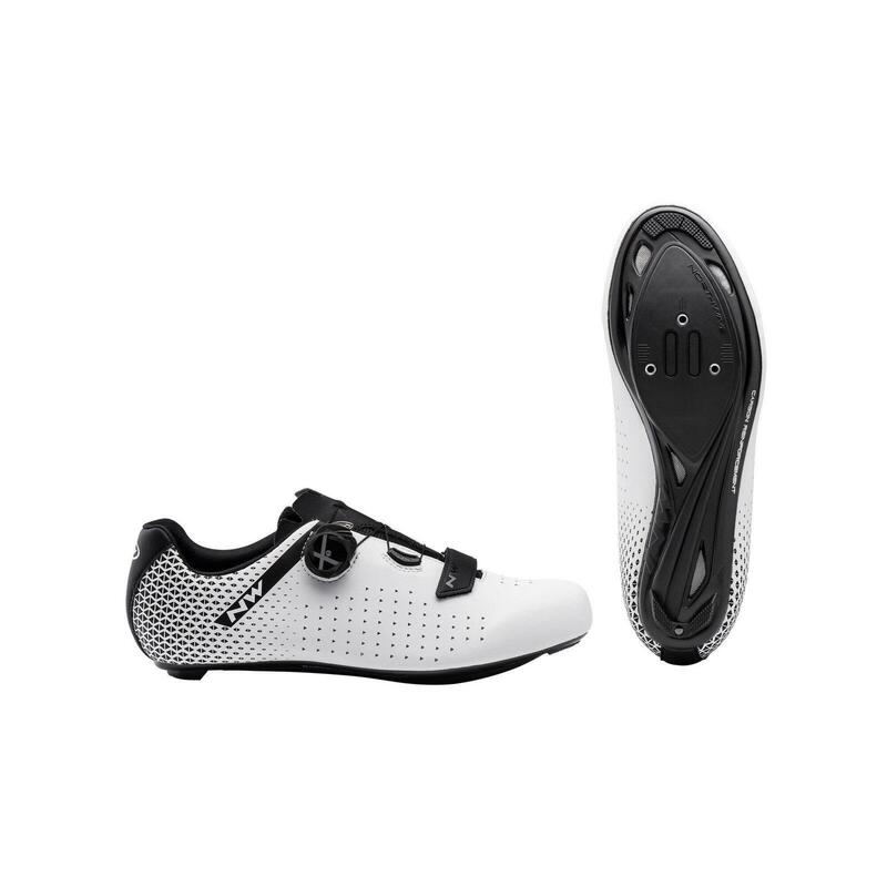 Buty rowerowe szosowe męskie NORTHWAVE CORE PLUS 2 białe