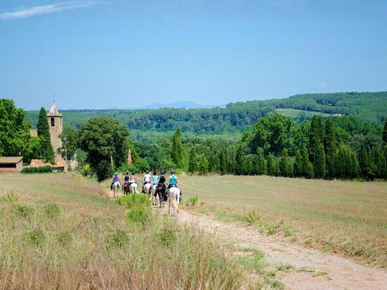 Randonnée à cheval en Catalogne