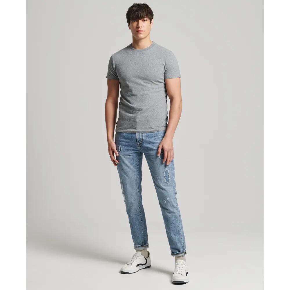 T-shirt Gris Homme Superdry Vintage Logo 2/6