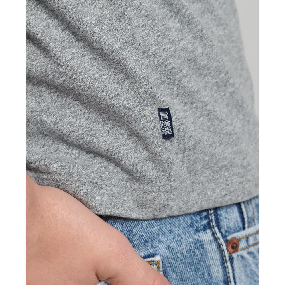 T-shirt Gris Homme Superdry Vintage Logo 6/6