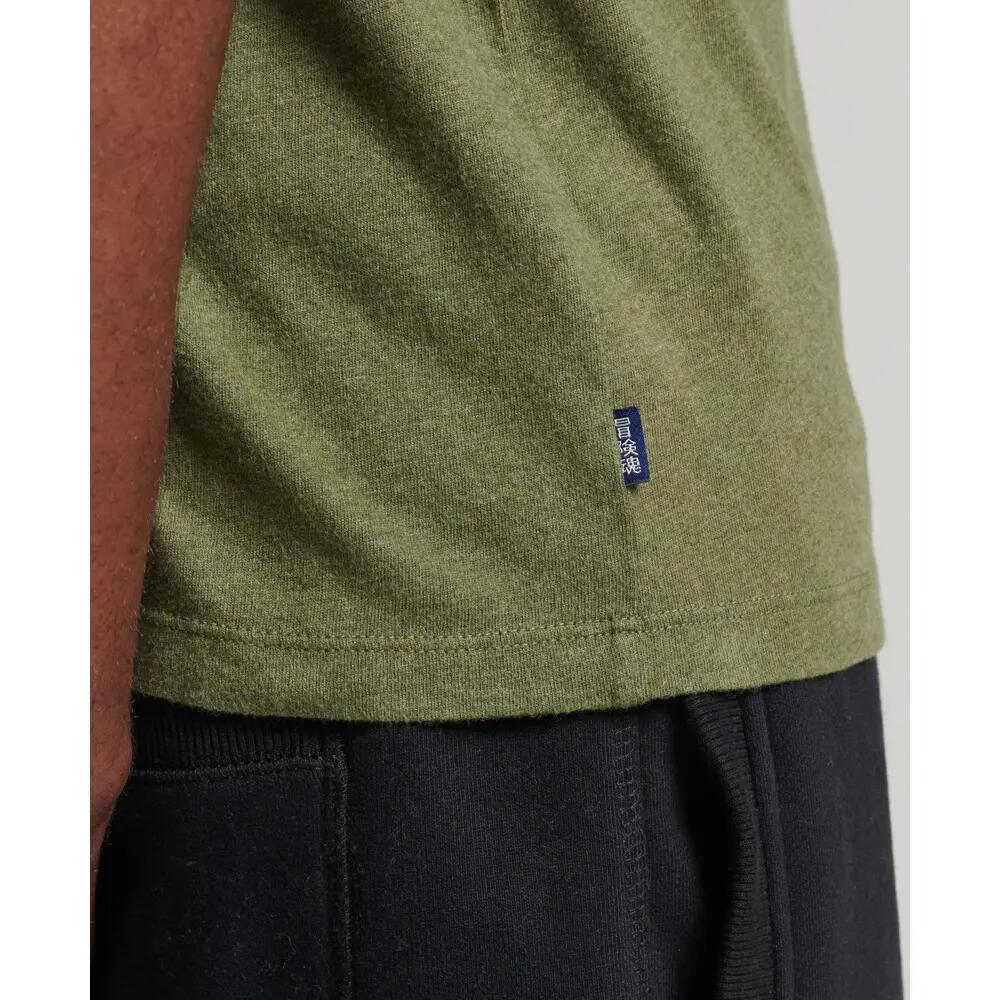 T-shirt Kaki Homme Superdry M1011170A 4/4