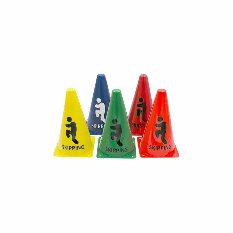 Con de antrenament semirigid 23 cm din PVC, galben