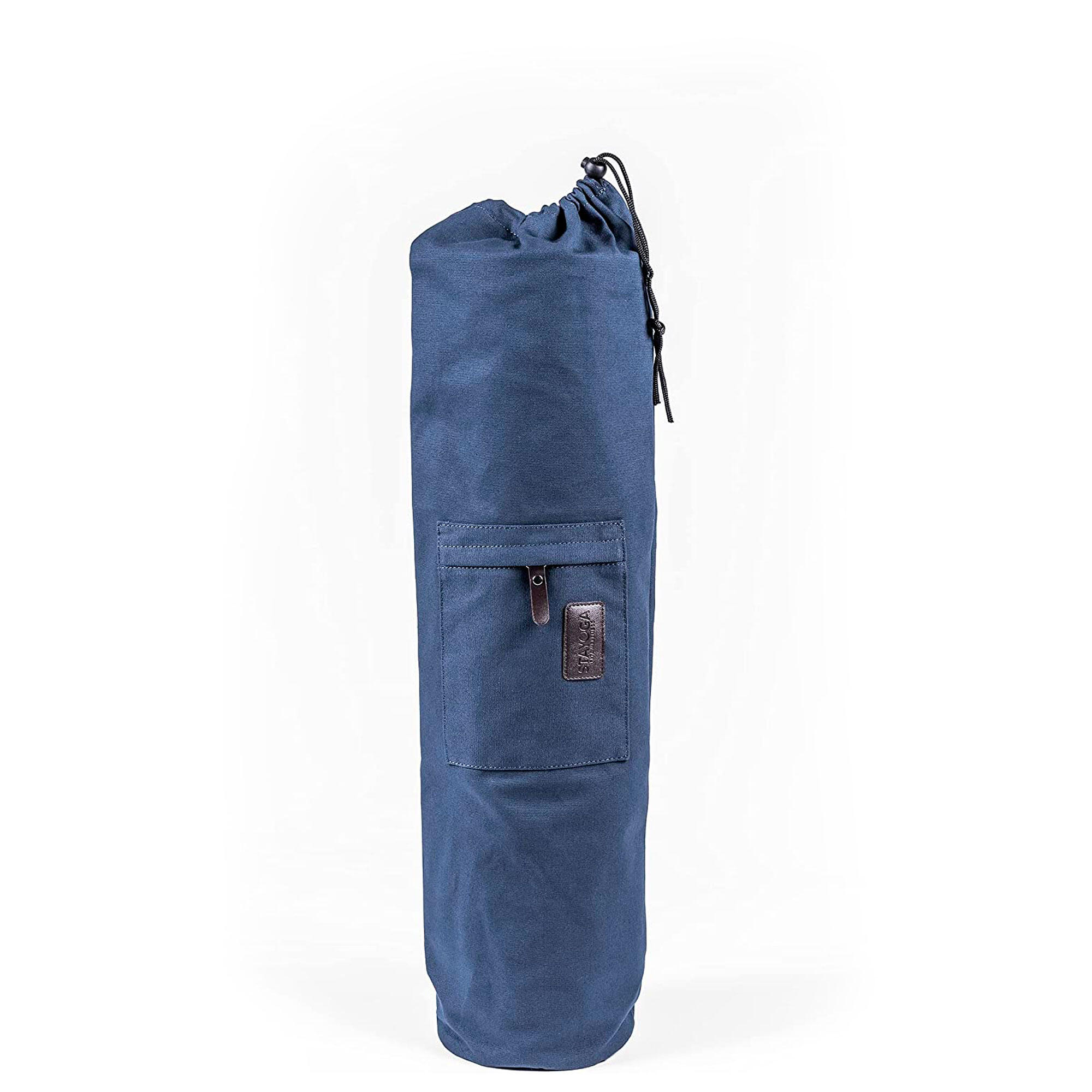 Bolsa Porta Esterilla Yoga Jeans Azul Algodón Orgánico 2/3