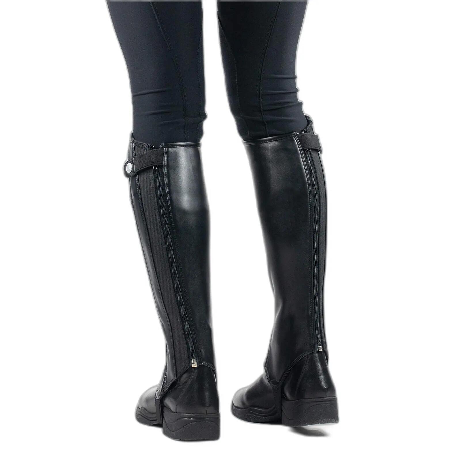 Chaps équitation Cuir Harwich - Femme Taille M - Fabriqué USA - Quasi Neuf