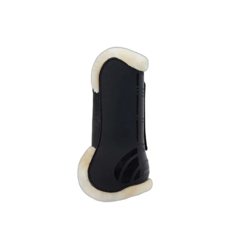 Guêtres antérieurs pour cheval Ouvertes protège-tendons avec doublure imitation 3/5