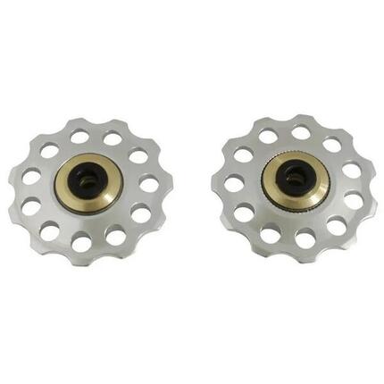 Lot de 2 galets de dérailleur vélo à roulement P2R 9-10V