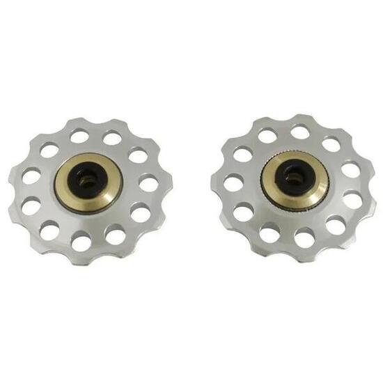 Lot de 2 galets de dérailleur vélo à roulement P2R 9-10V