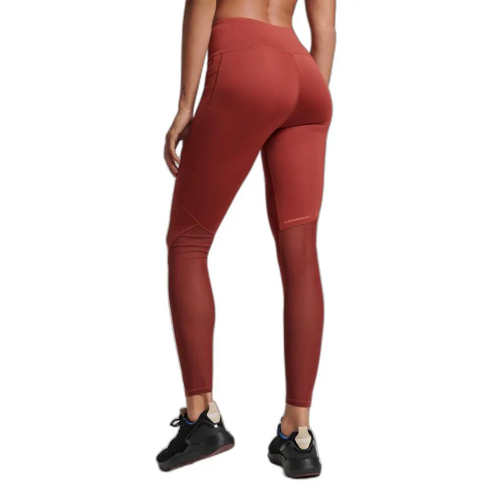 Legging damski długi siatkowy kombinezon skin-tight Superdry Active 3/5