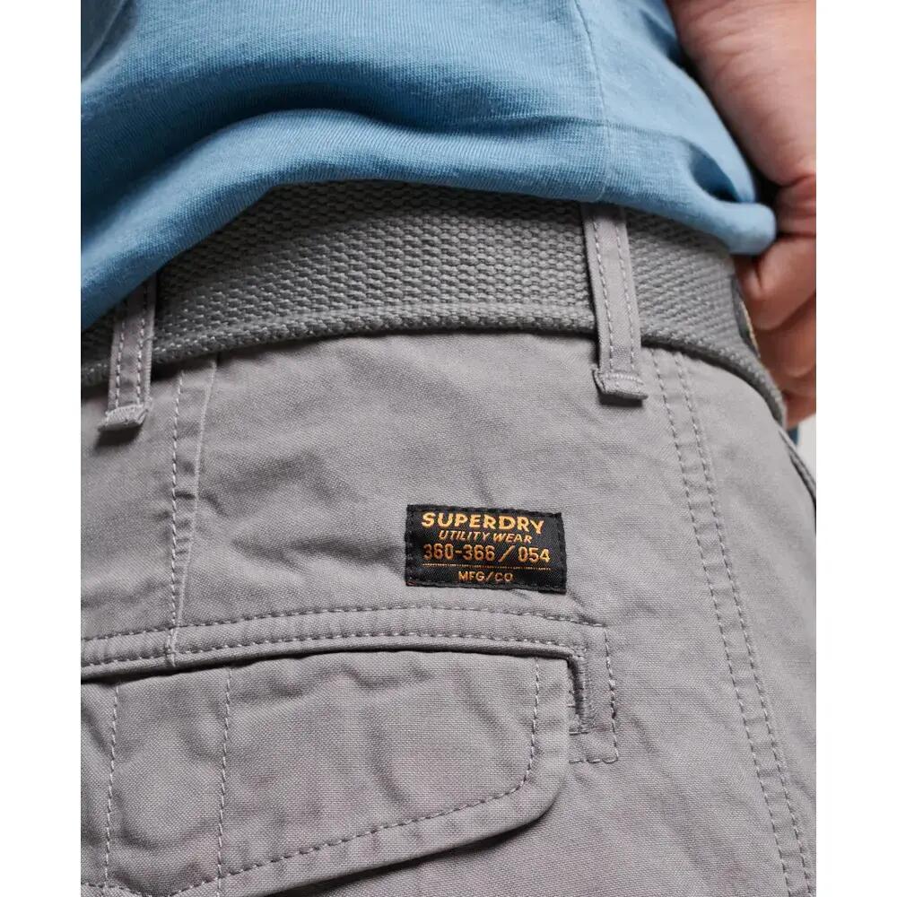 superdry Organic Cotton Heavy Cargo Shorts – 100% Algodão Biológico, Wide Fit 6/6
