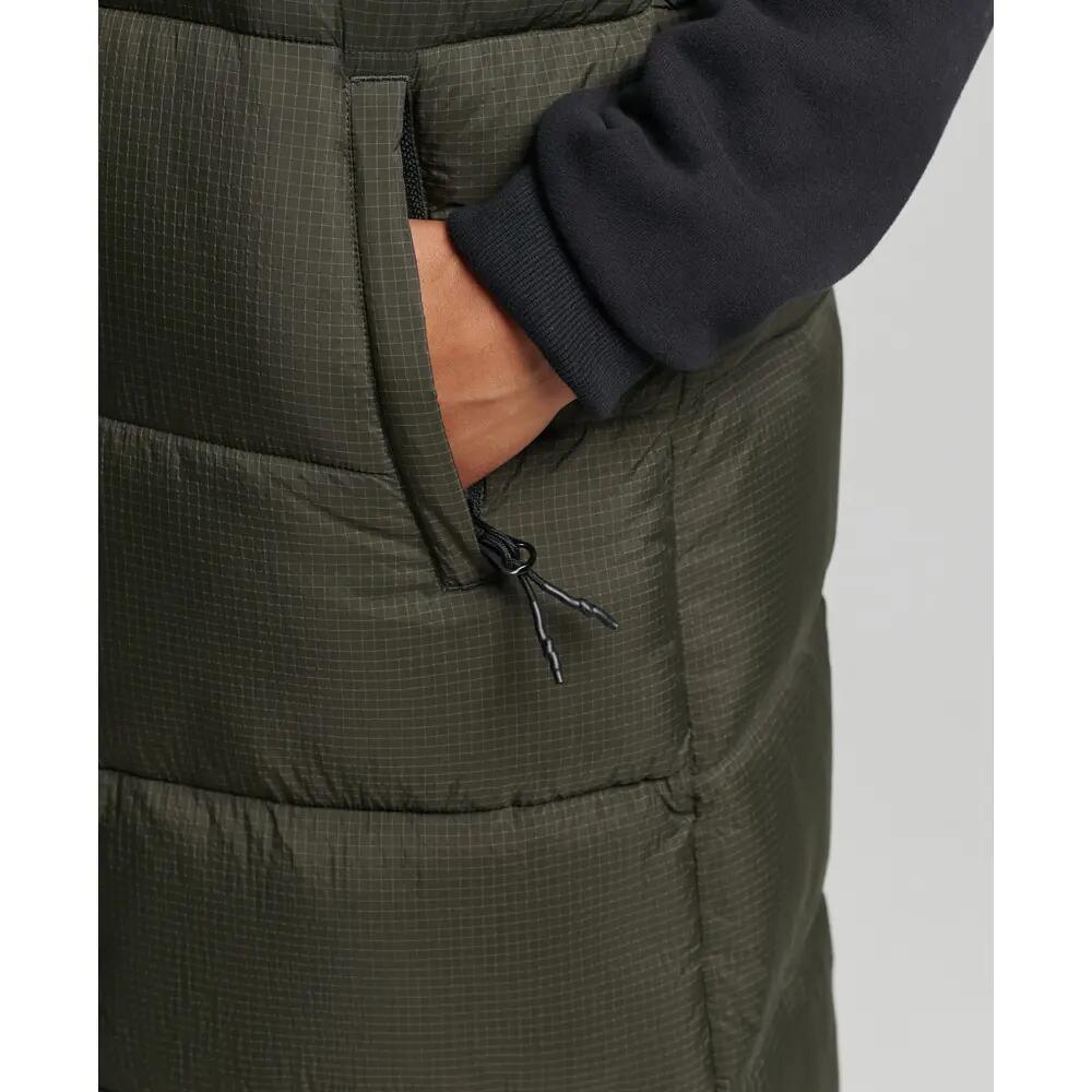 Doudoune à capuche long sans manches femme Superdry Ripstop 5/7