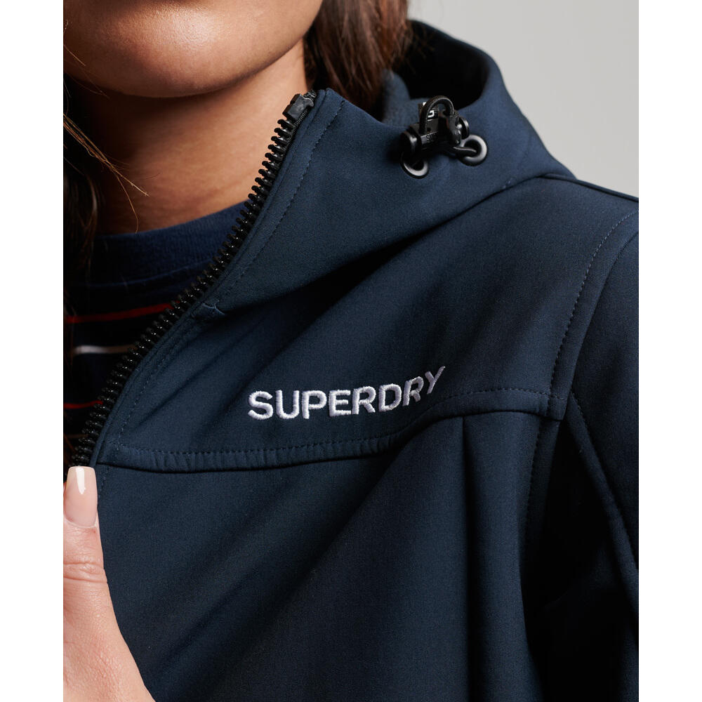 Dames softshell waterdichte jas met capuchon Superdry Code Trekker 4/6